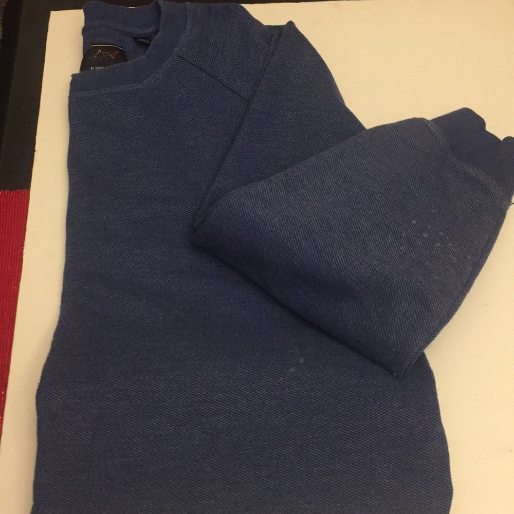 Blue light sweater